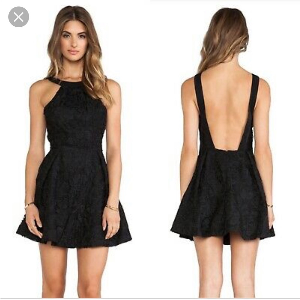 KEEPSAKE Backless Lace Dress